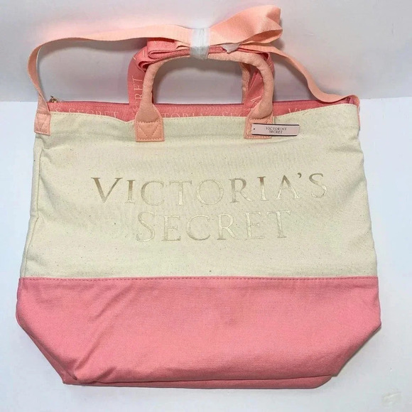 Victoria’s Secret 2 in 1 Insulated Tote Cooler Beach Bag - Picture 5 of 8